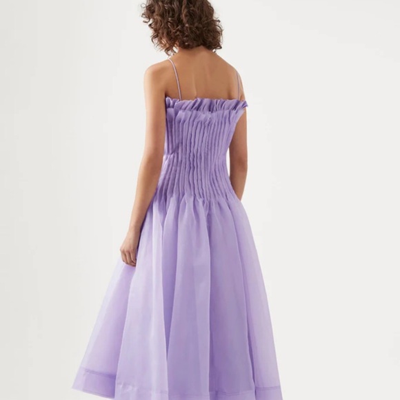 ⭐️New with tag ⭐️Aje Horizon Pintucked Midi Dress - Picture 4 of 5